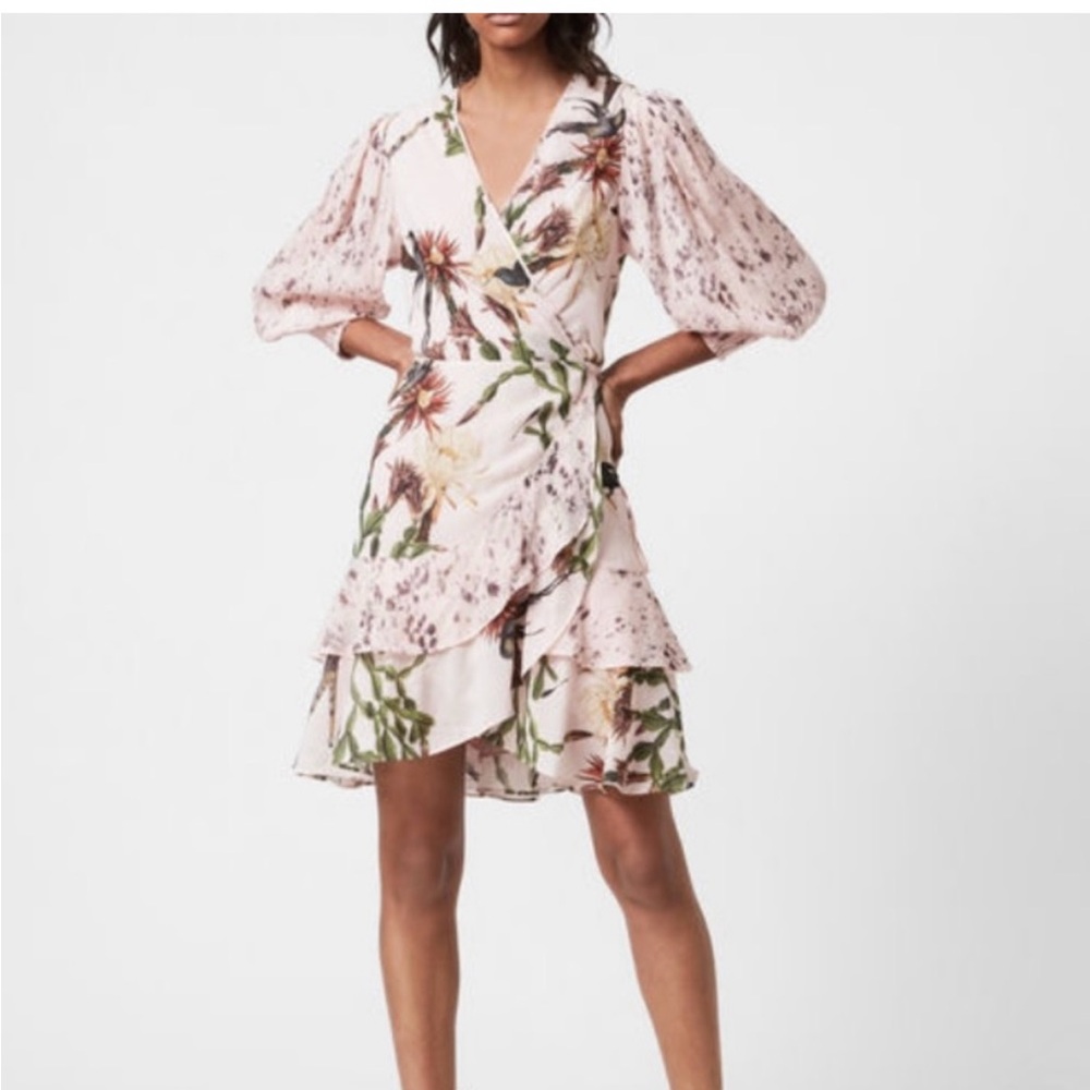 All Saints flirty spring dress